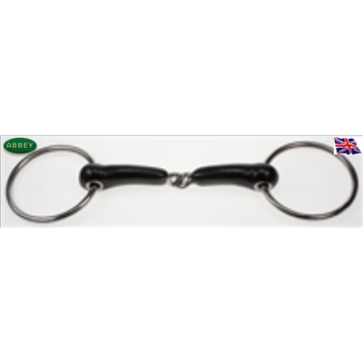 Abbey Riding Bitz Vulcanite Jointed Snaffle